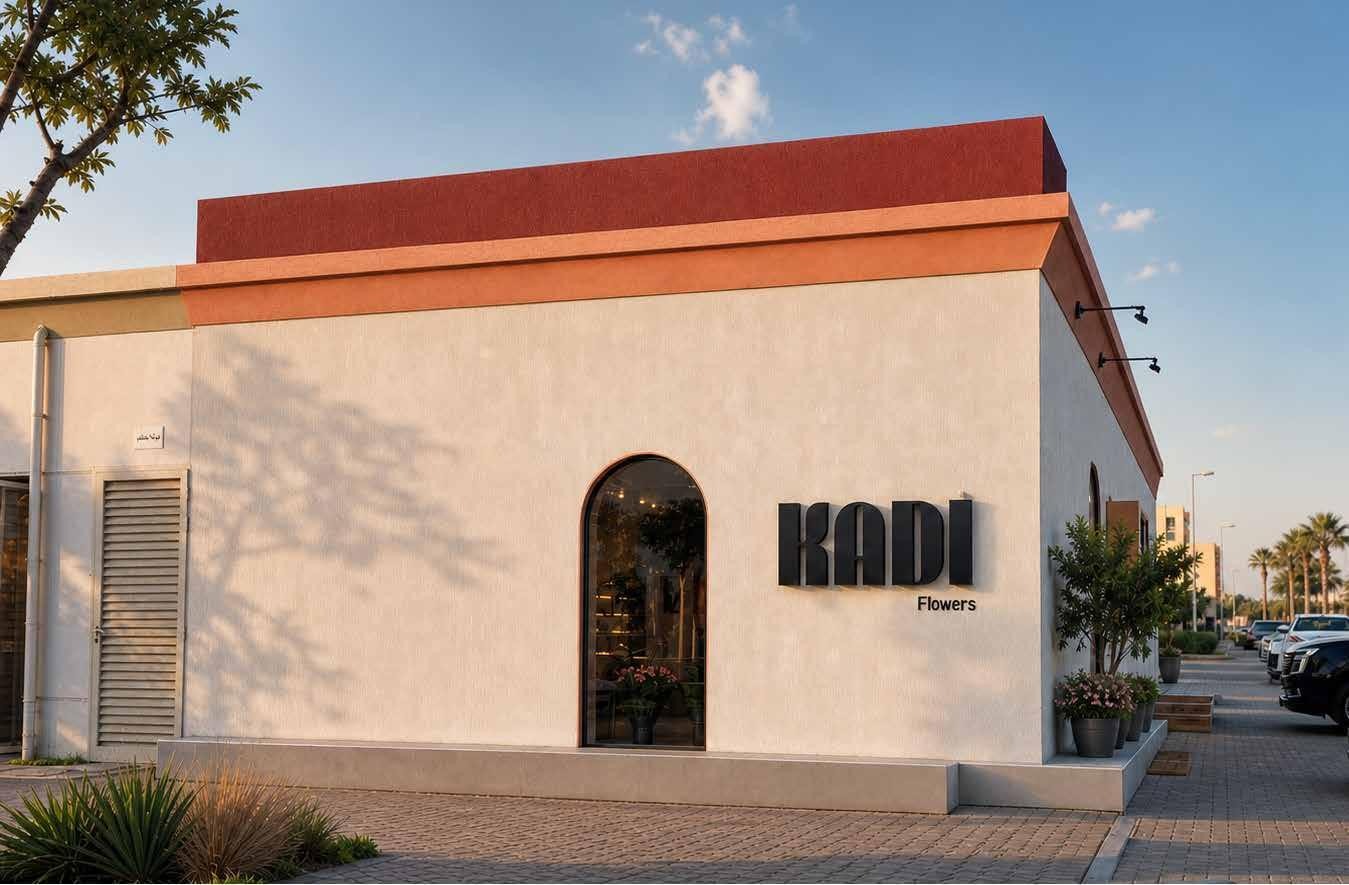 Kadi Gift and Flowers storefront in Kalba